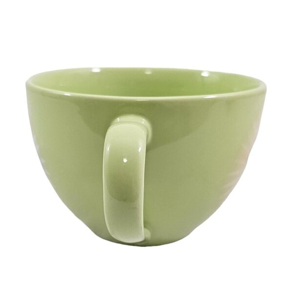 Disney Store Peter Pan Tinker Bell Oversized Green 20 Oz Ceramic Mug Cup - Picture 4 of 16